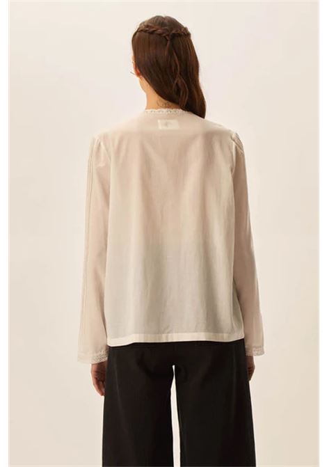 Des Petits Hauts Éternel Écru Embroidered Cotton Voile Blouse Des Petits Hauts |  | 1H250478ECRU